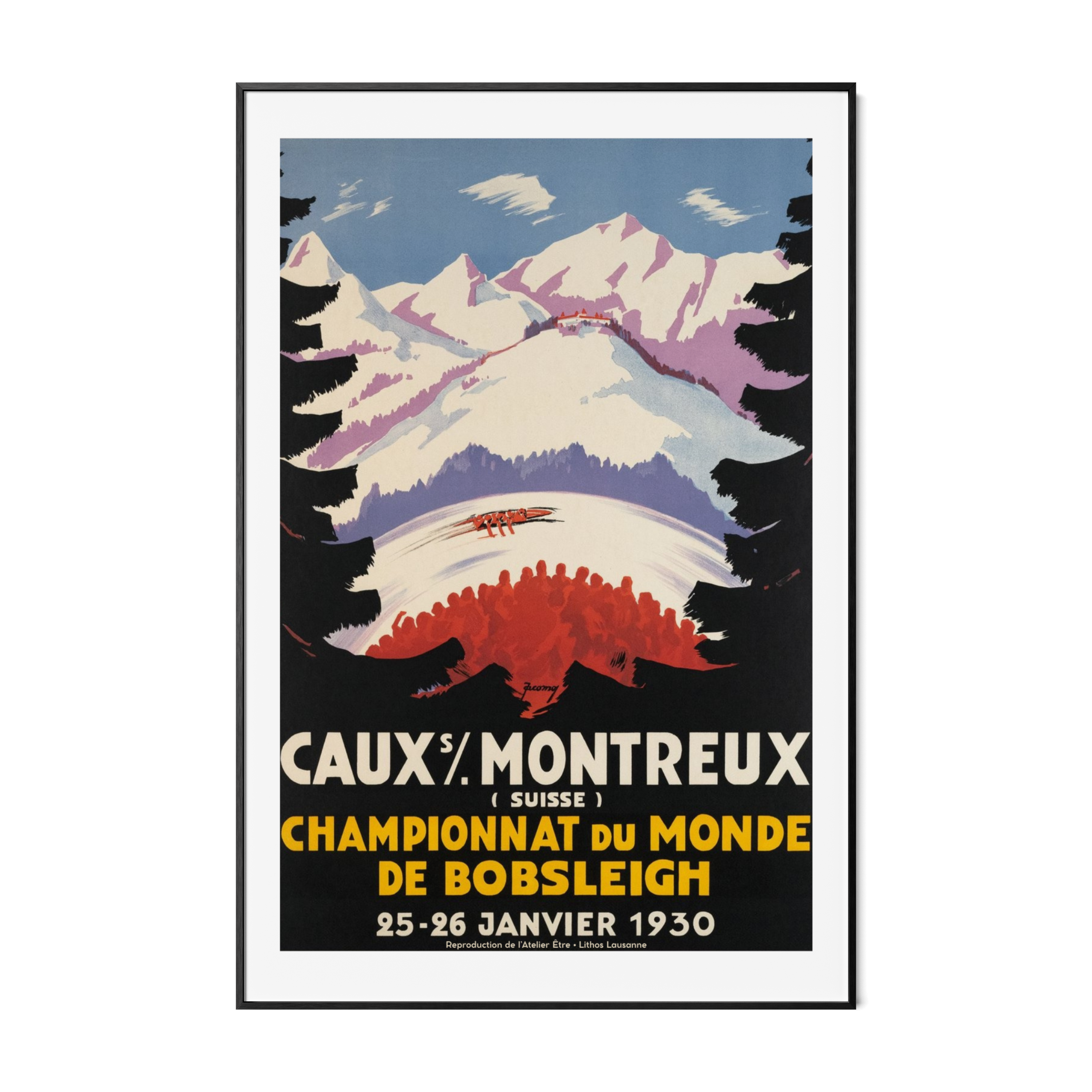Caux Montreux, Bobsleigh World Championship