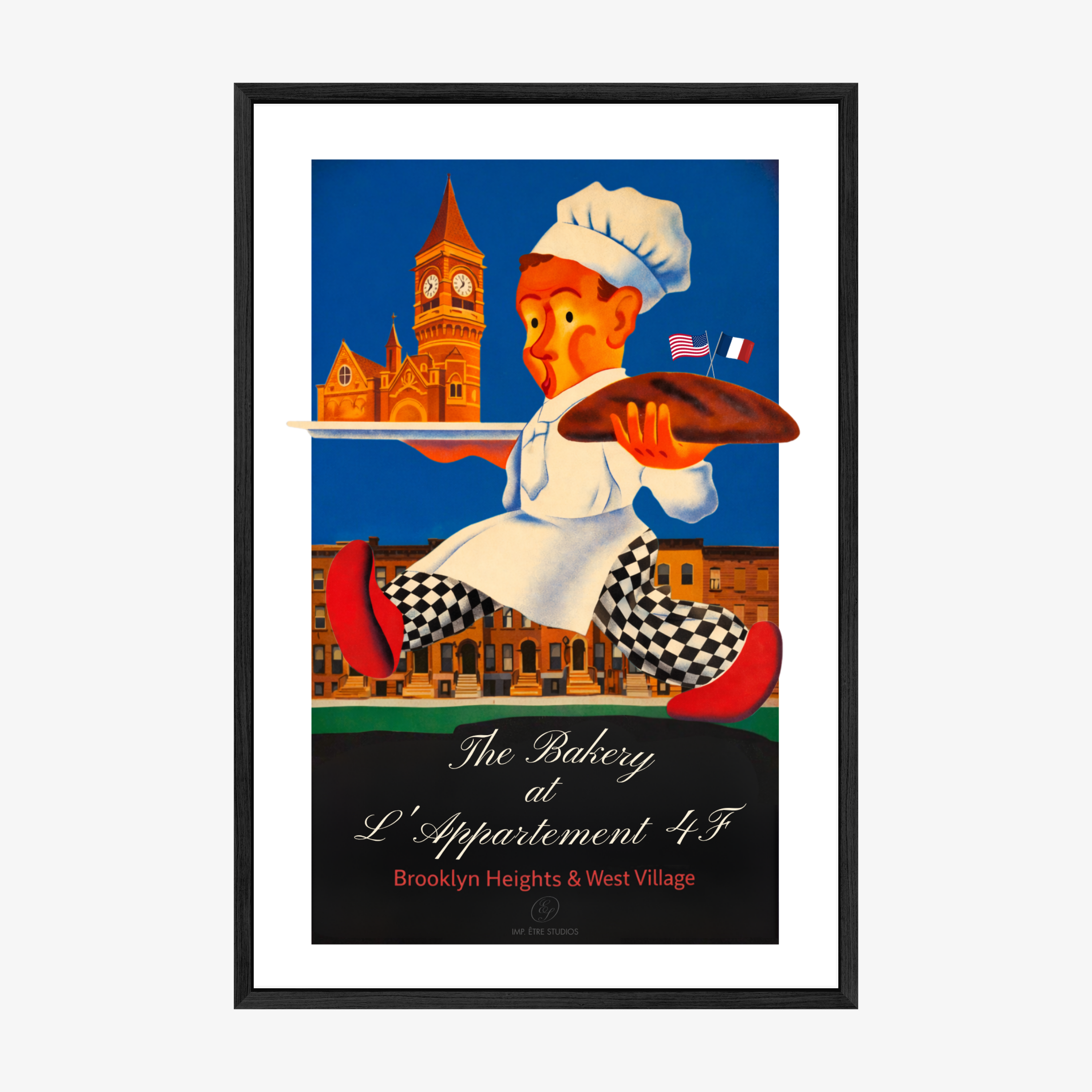 L'Apartmement 4F Art Deco Poster