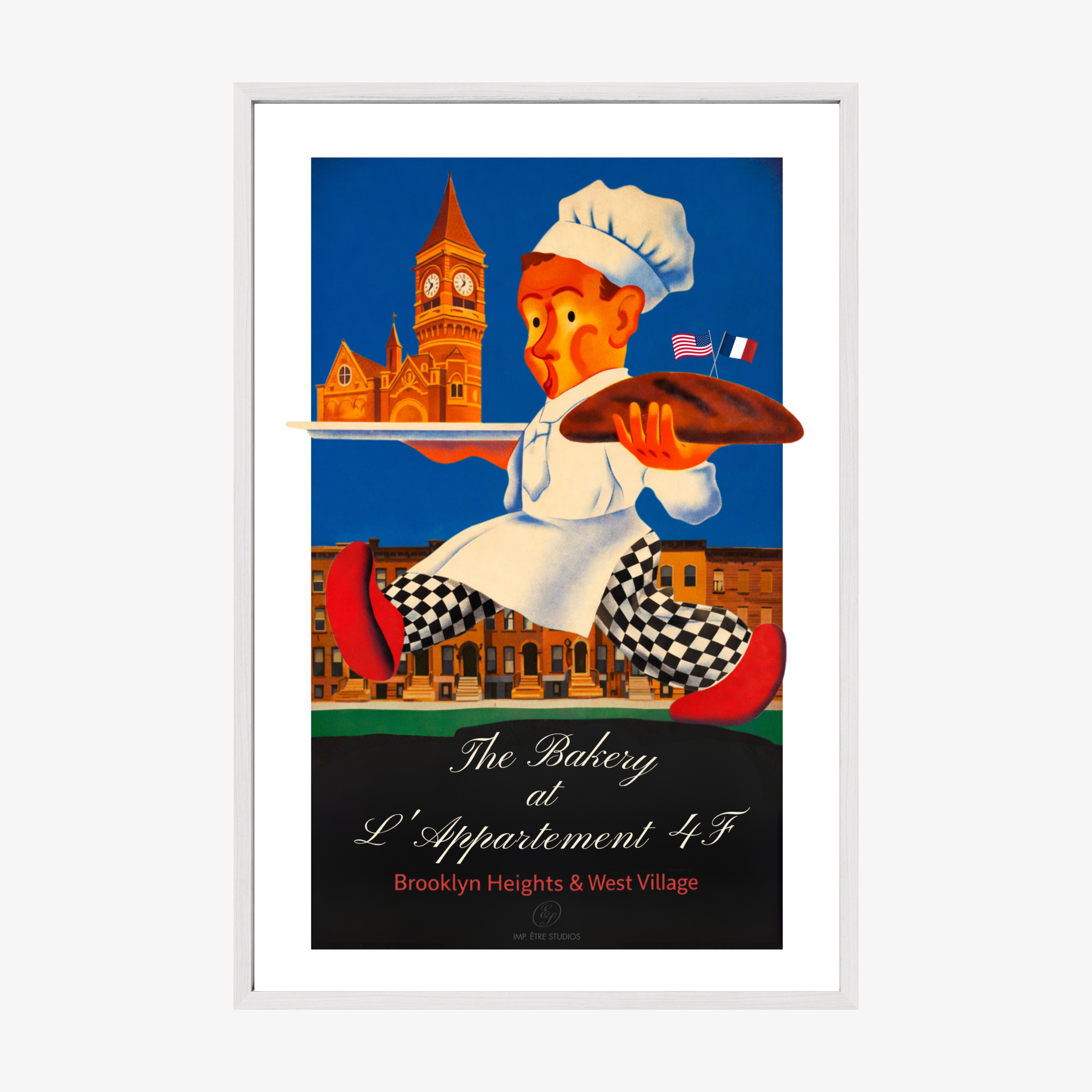 L'Apartmement 4F Art Deco Poster