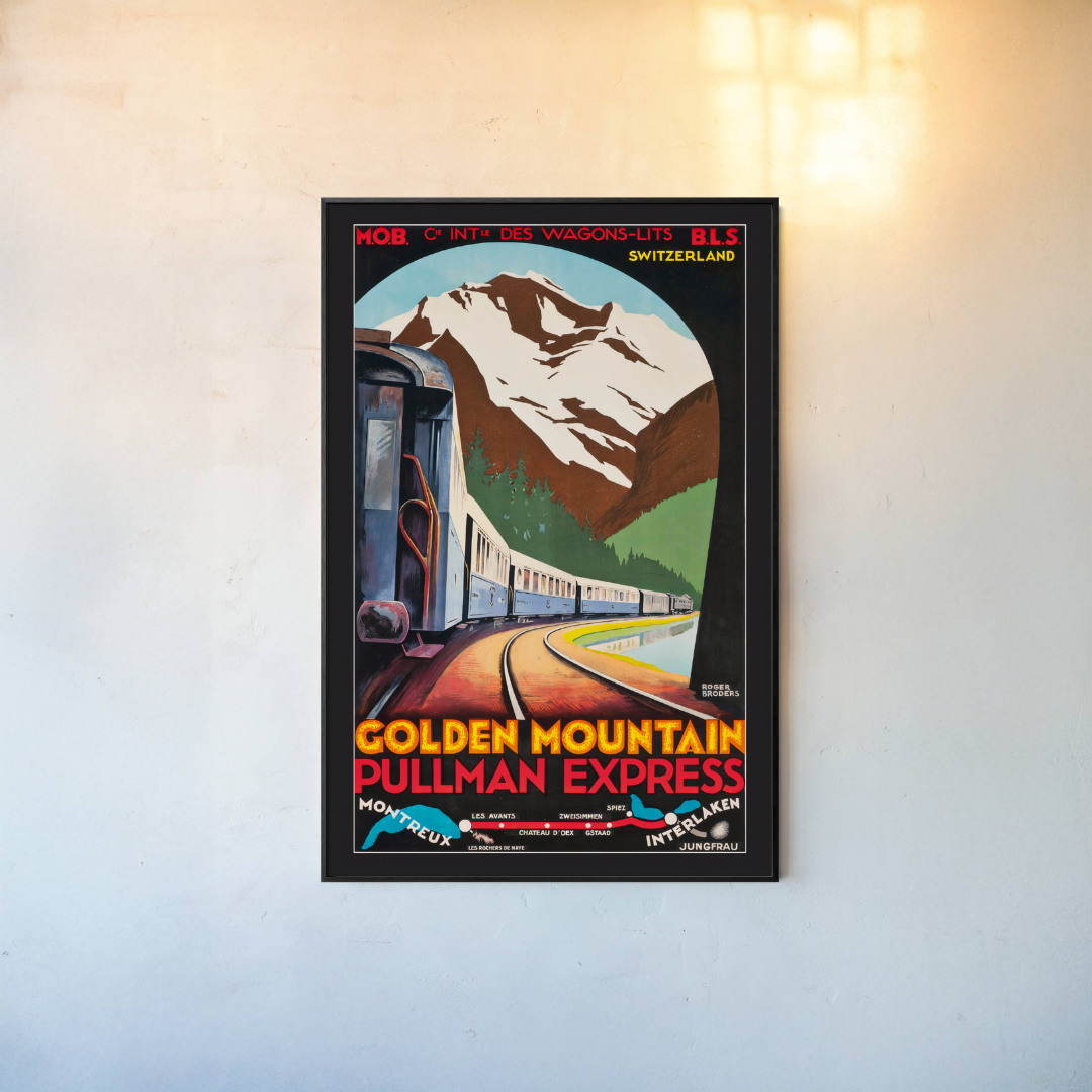 Switzerland via The Golden Mountain Express