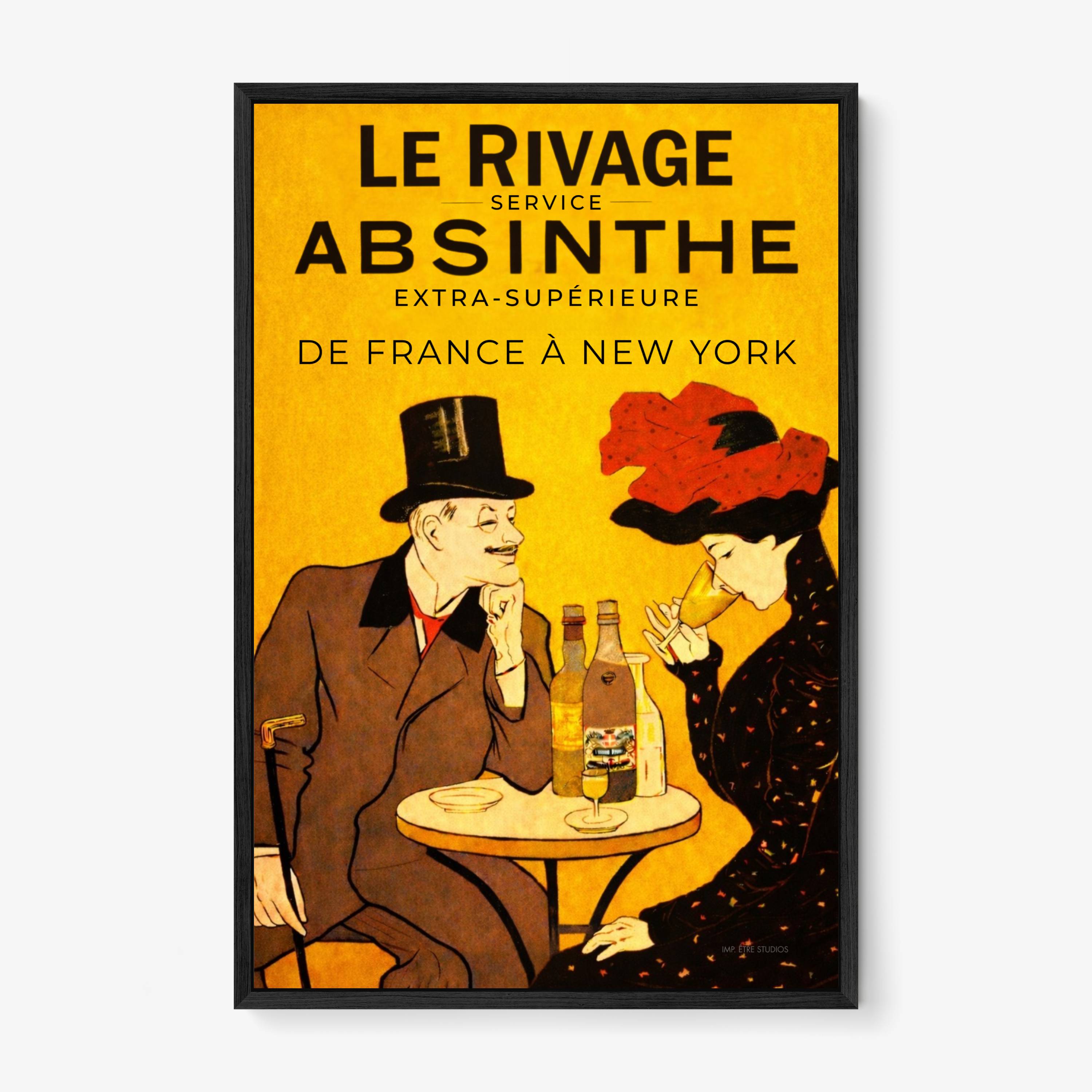 Le Rivage Absinthe Poster