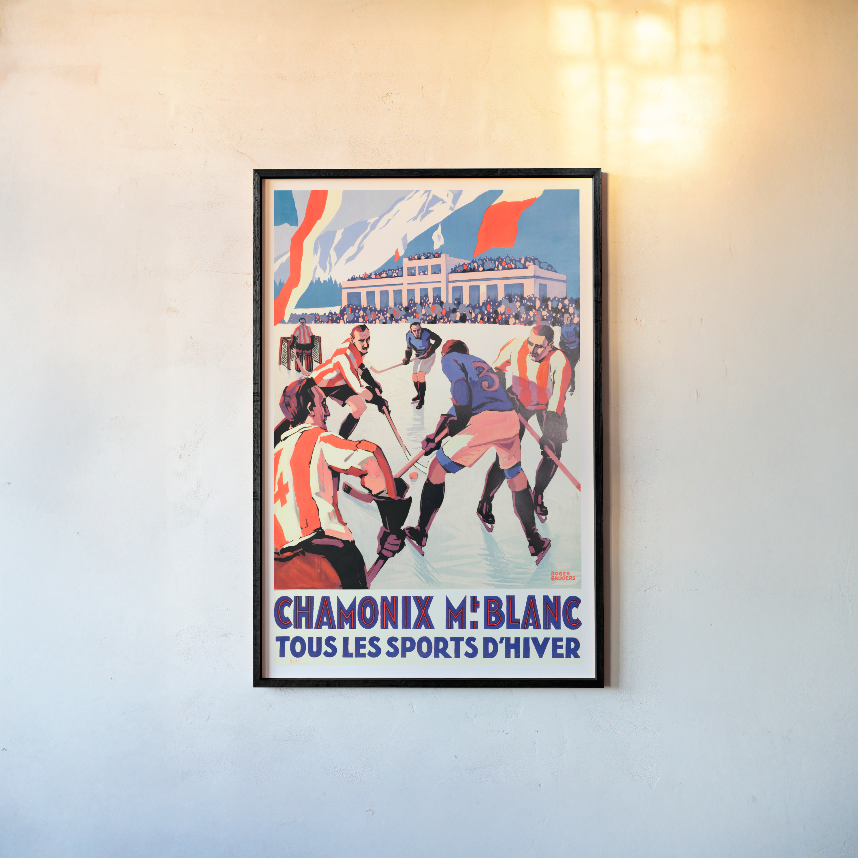 Hockey à Chamonix, France