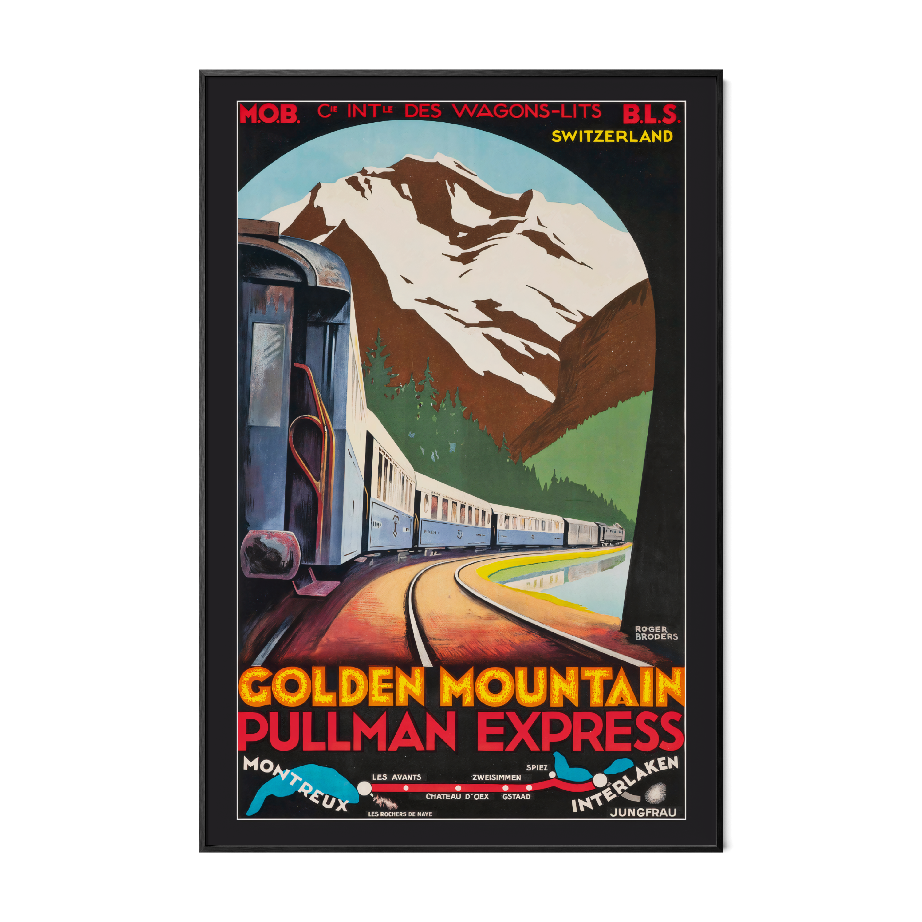 Switzerland via The Golden Mountain Express