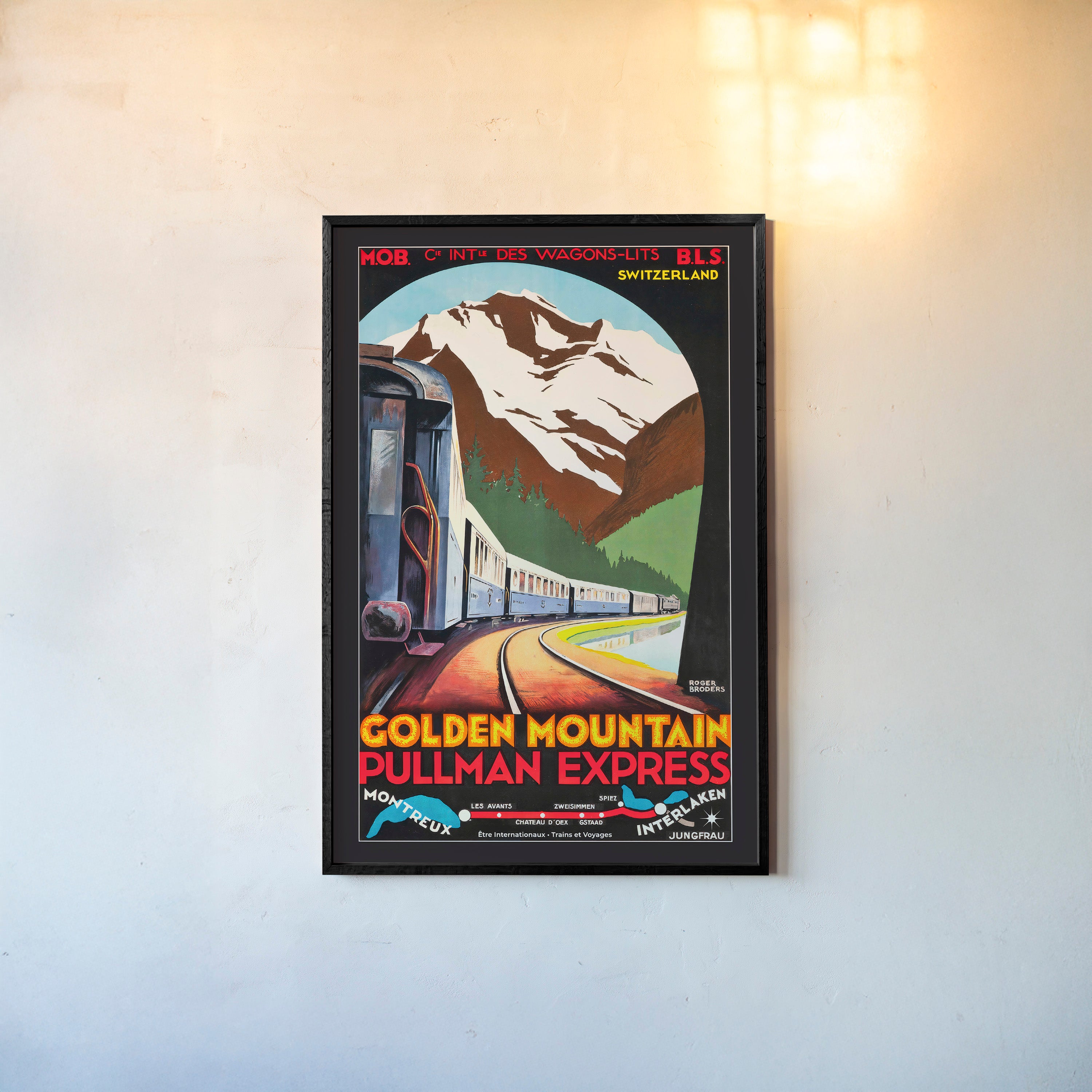 The Golden Mountain Express - Journey Through the Swiss Alps