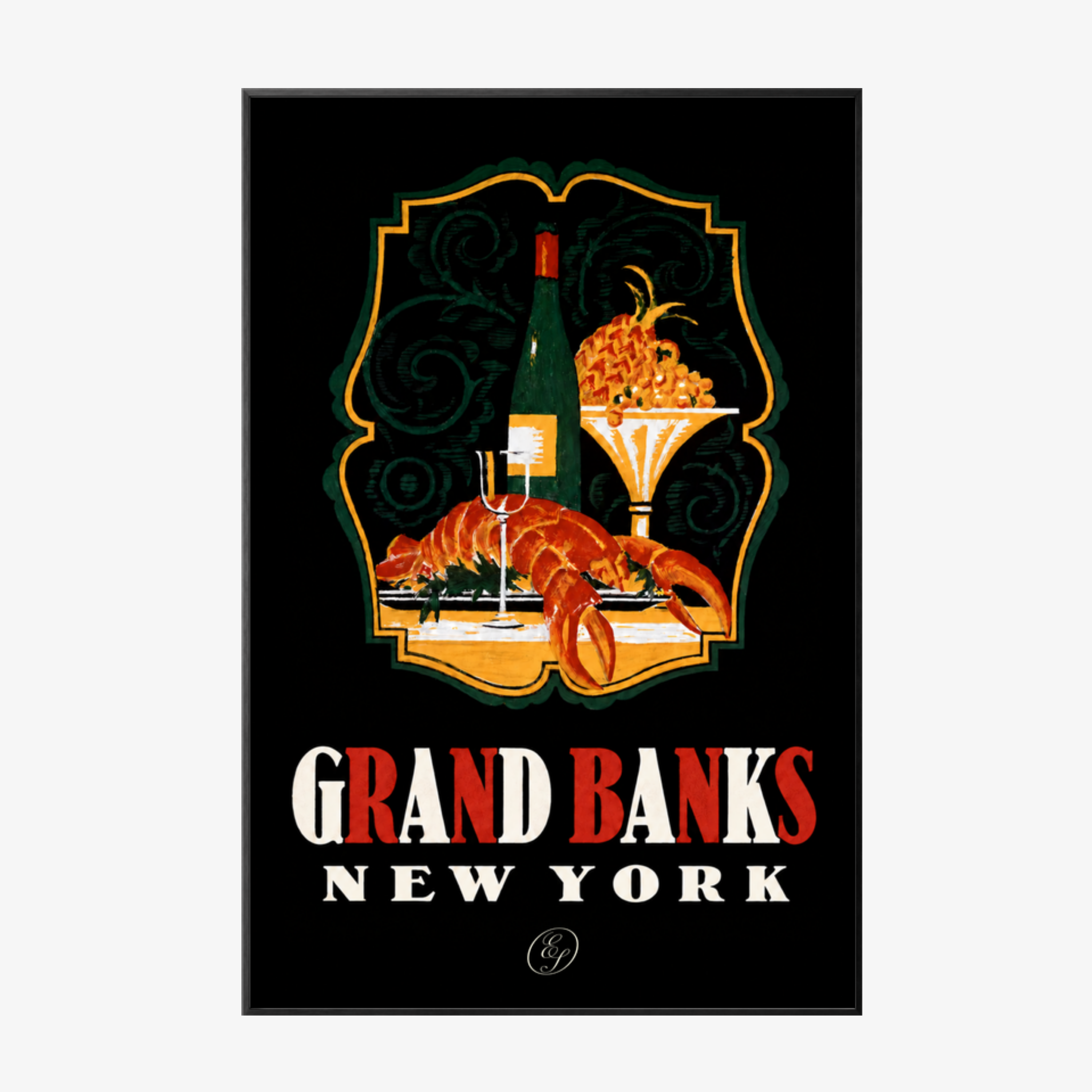 Grand Banks Black Metal Frame