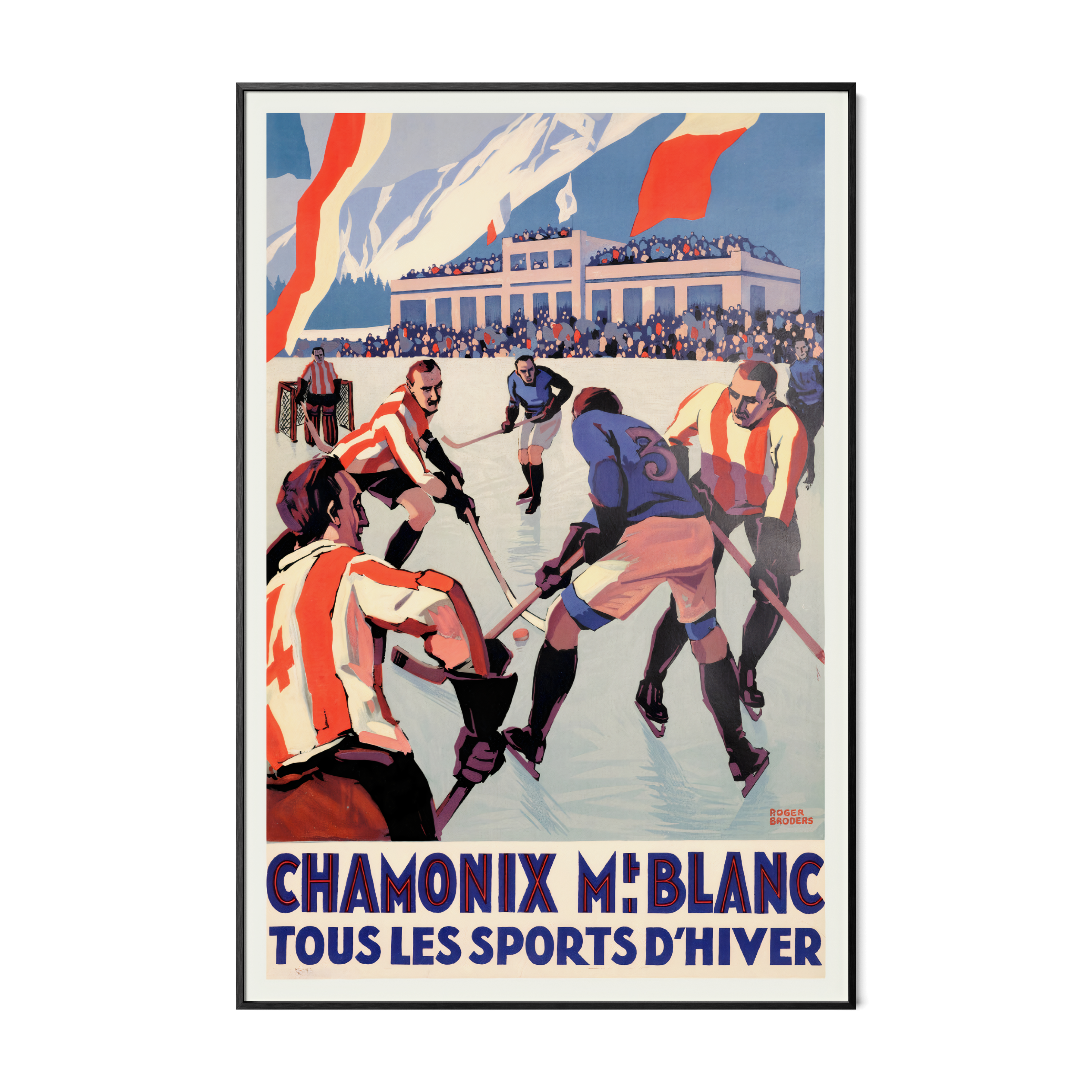 Hockey à Chamonix, France