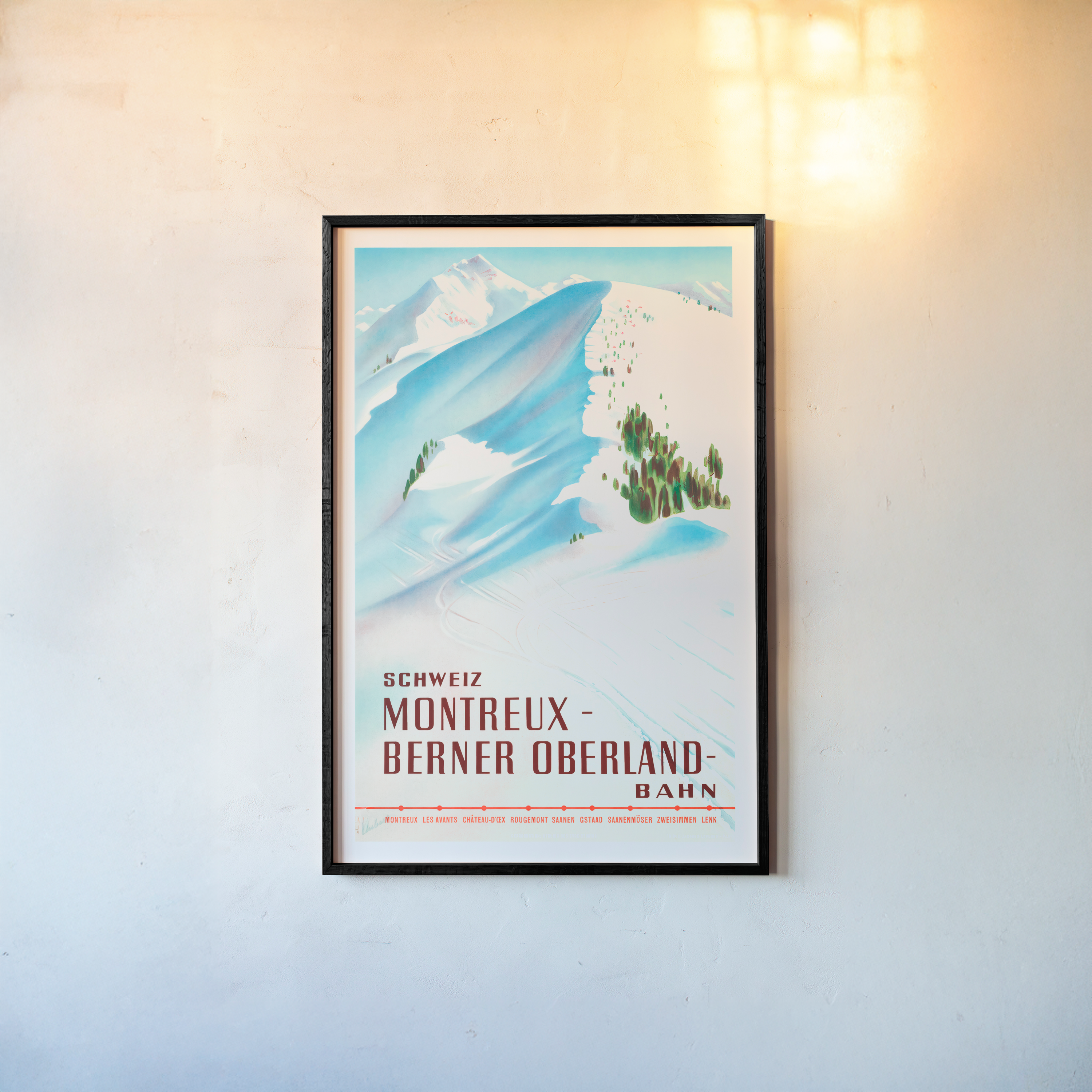 Montreux, Suisse - Arrêts ferroviaires