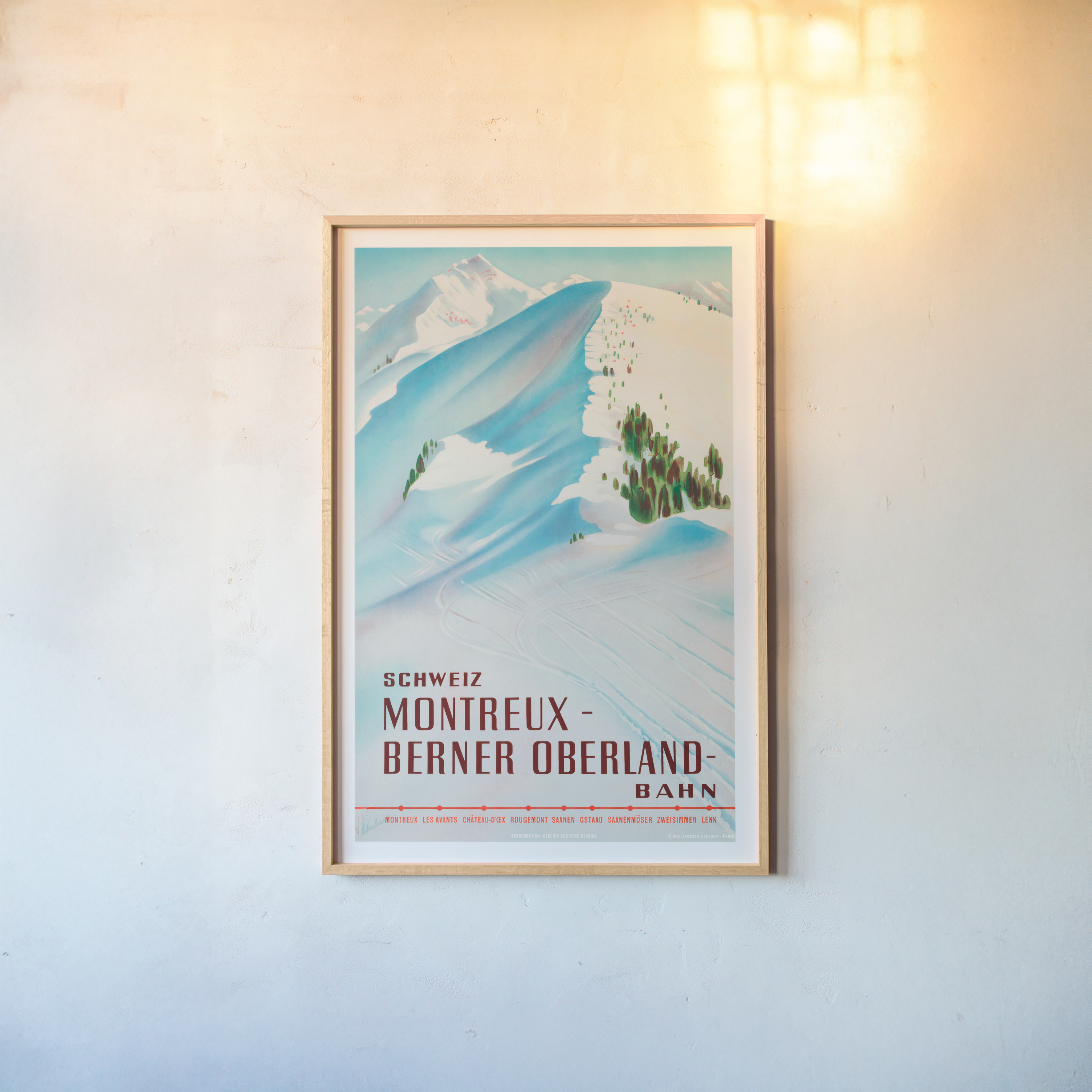 Montreux, Suisse - Arrêts ferroviaires