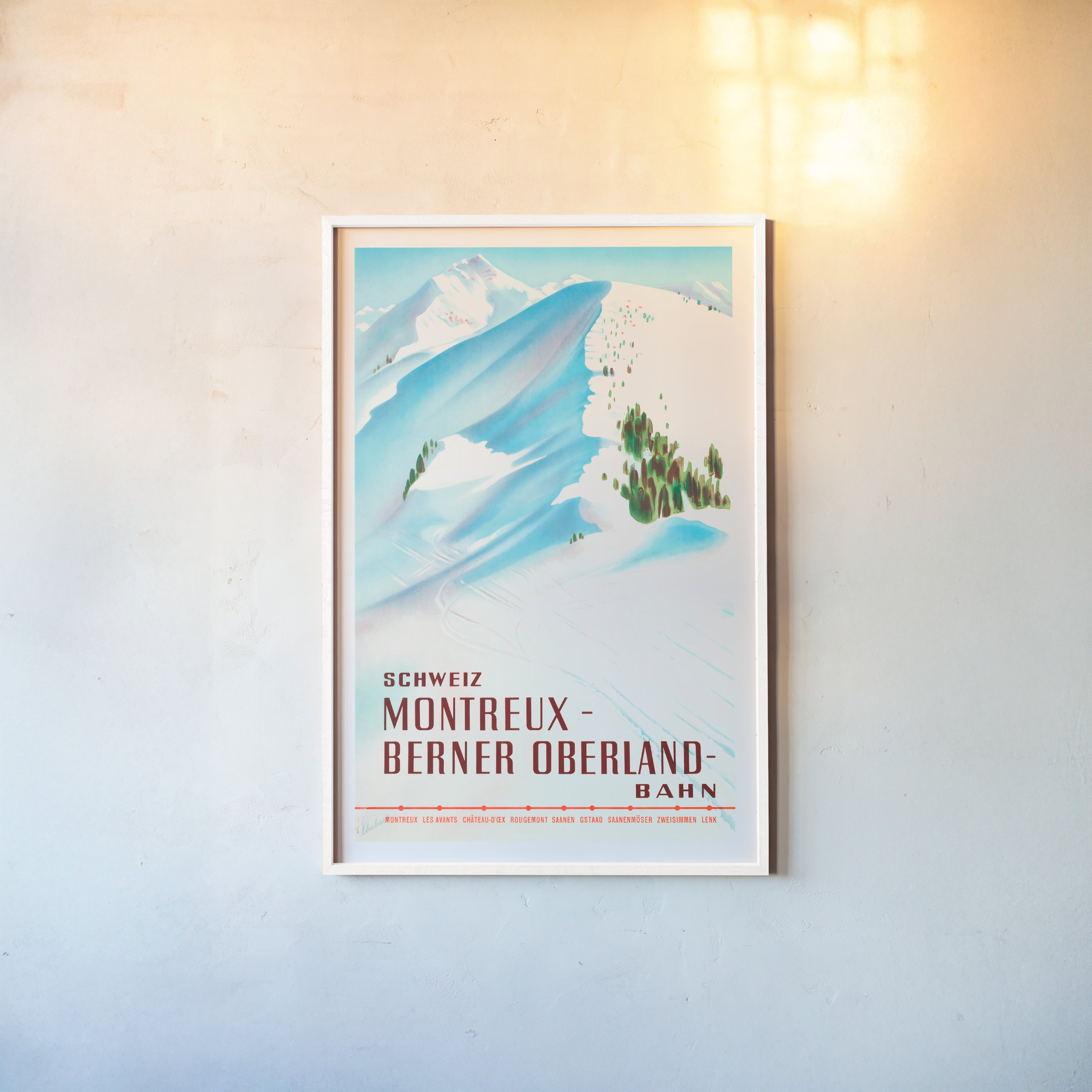 Montreux, Suisse - Arrêts ferroviaires