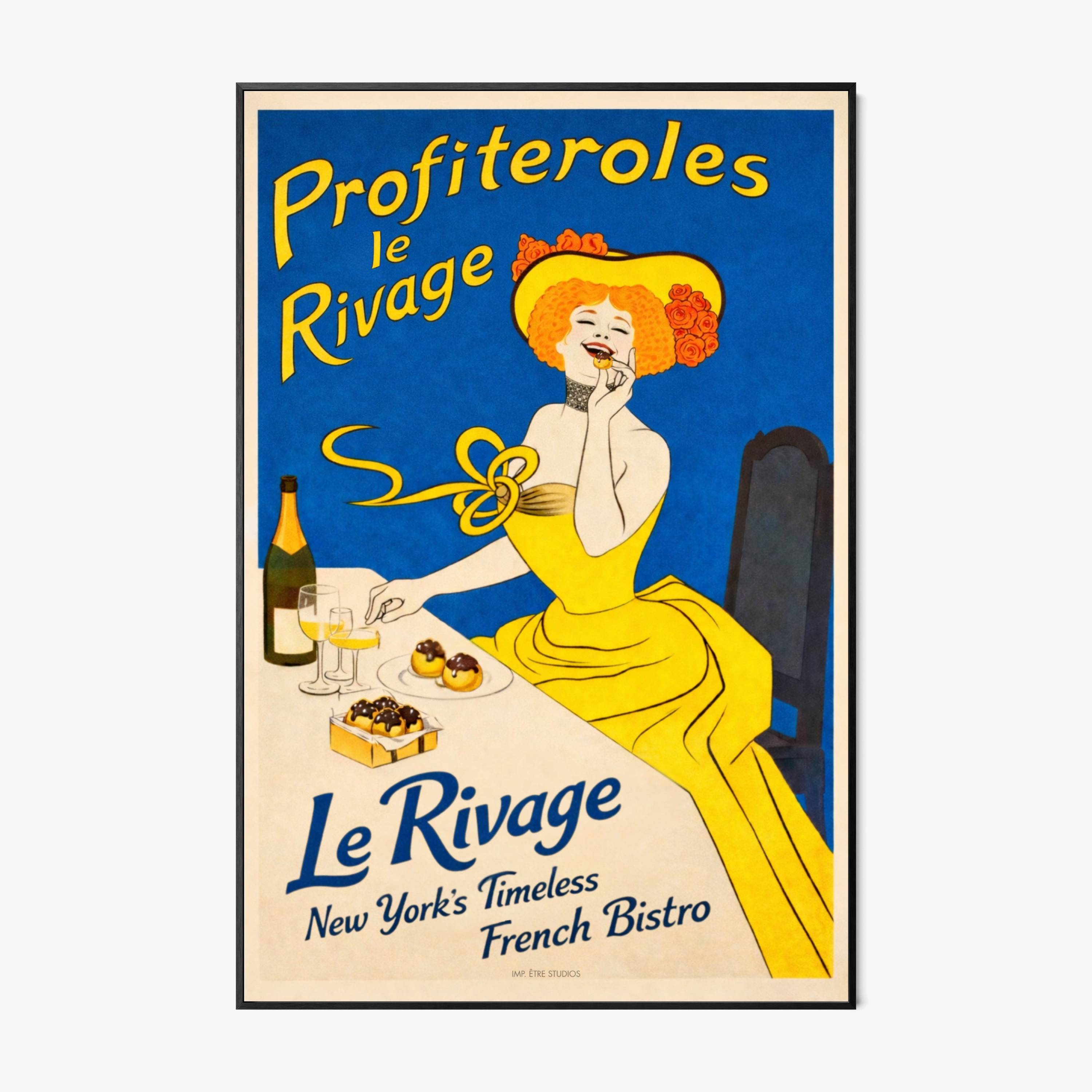 Le Rivage Profiteroles Lithographic Poster