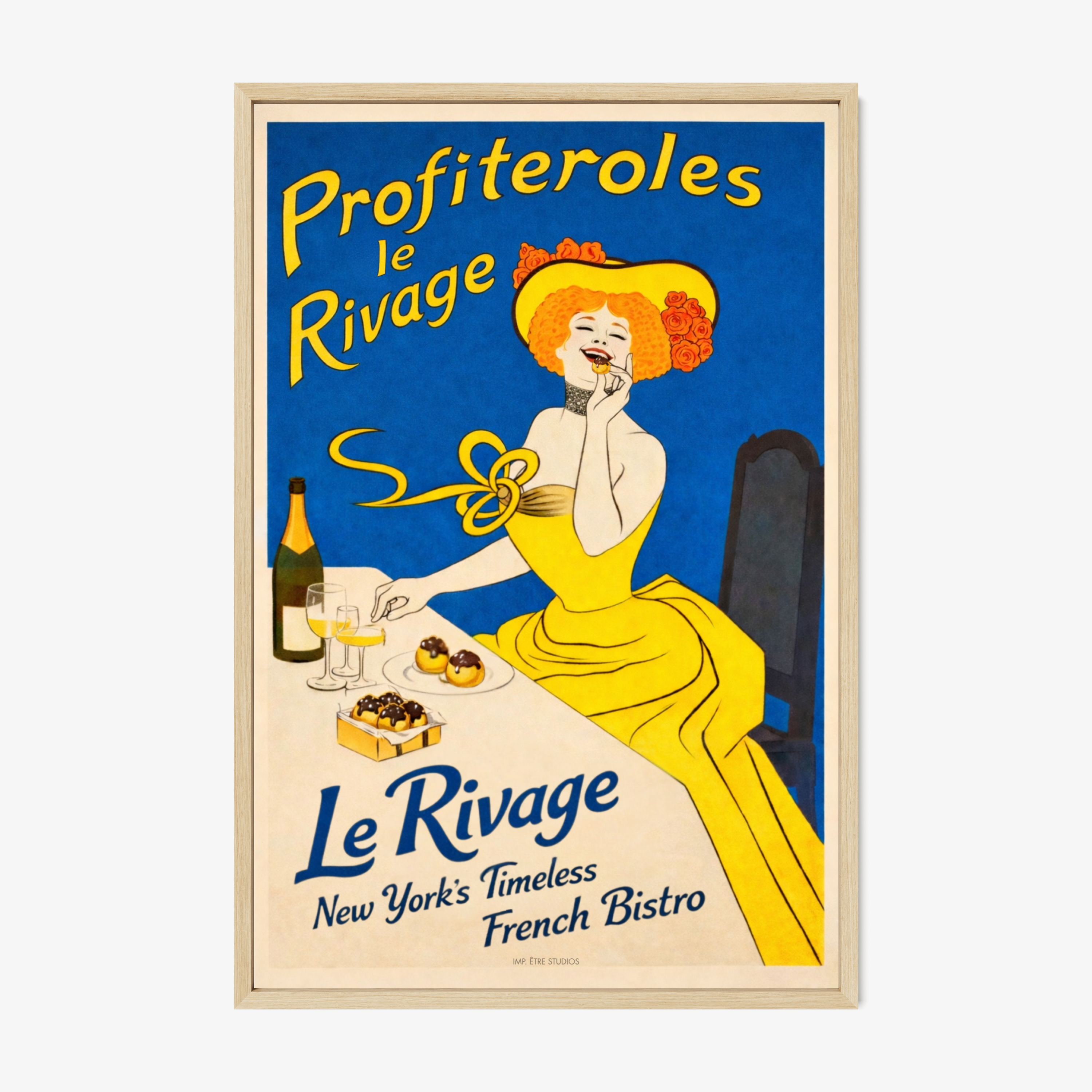 Le Rivage Profiteroles Lithographic Poster