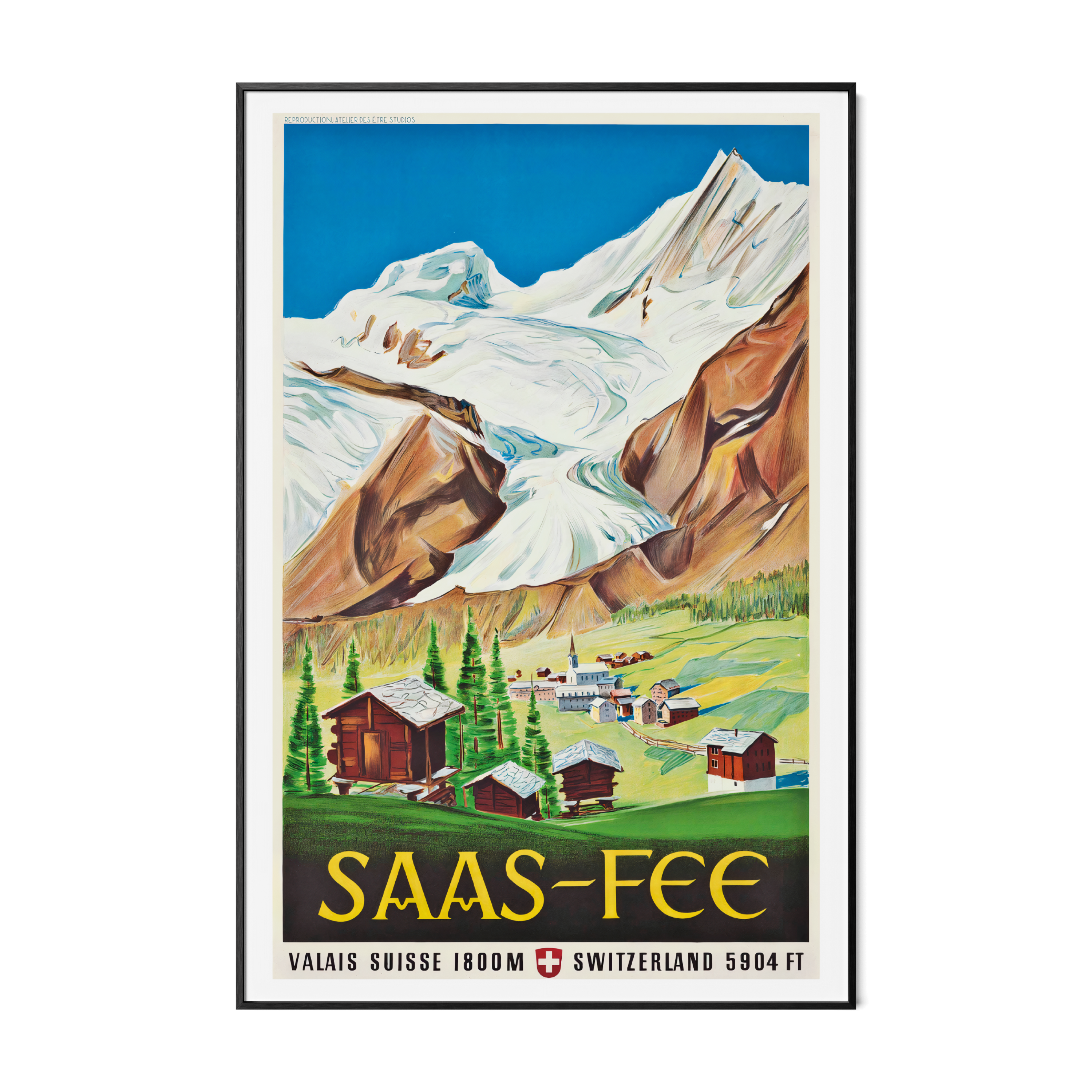 Saas-Fee, l'été en Suisse