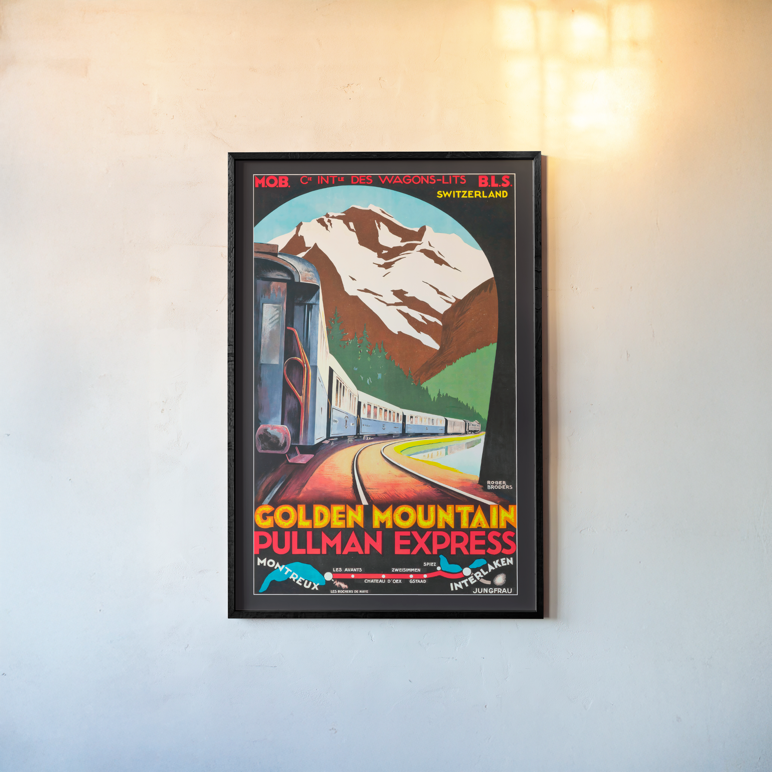 Switzerland via The Golden Mountain Express