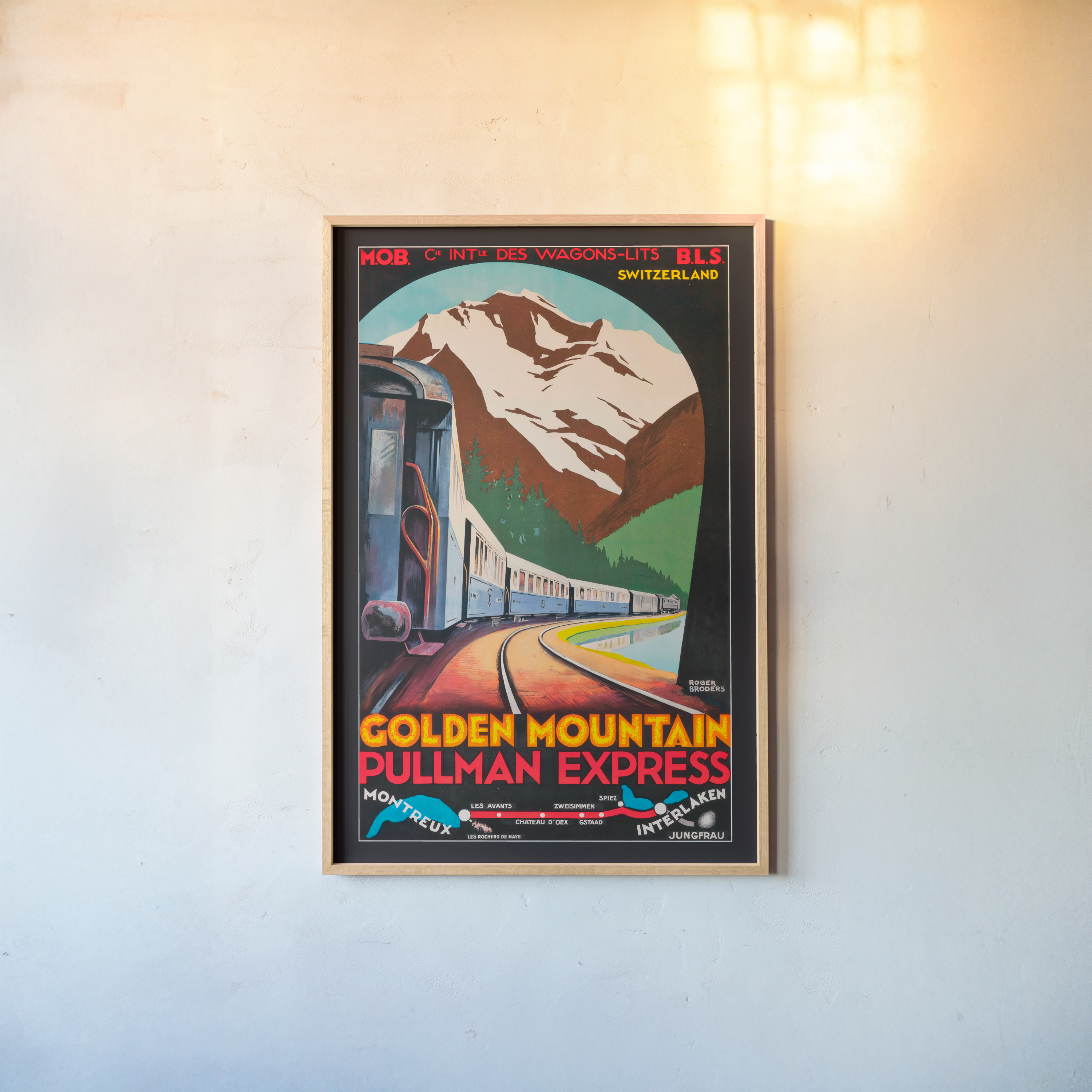 Switzerland via The Golden Mountain Express