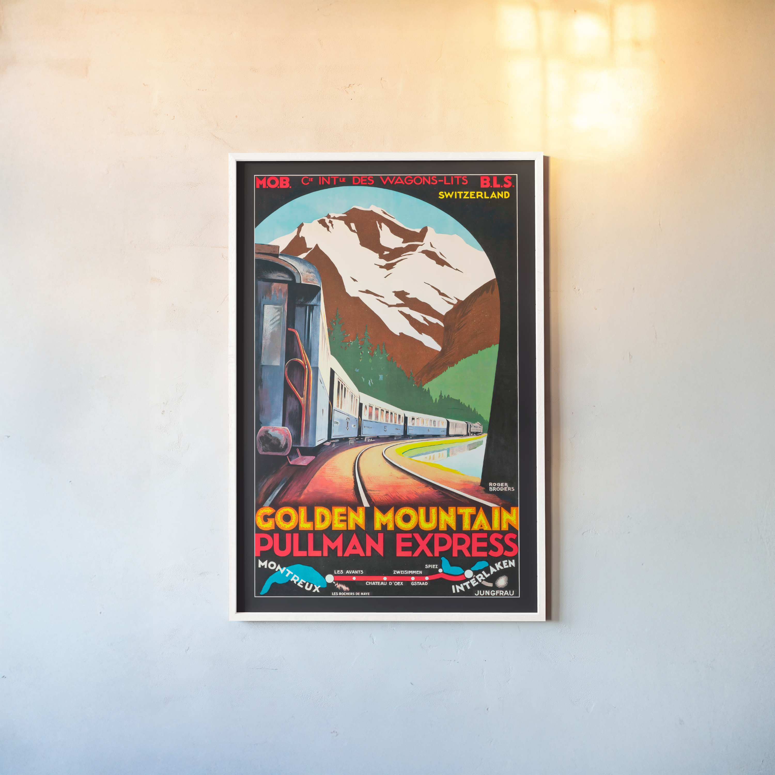 Switzerland via The Golden Mountain Express