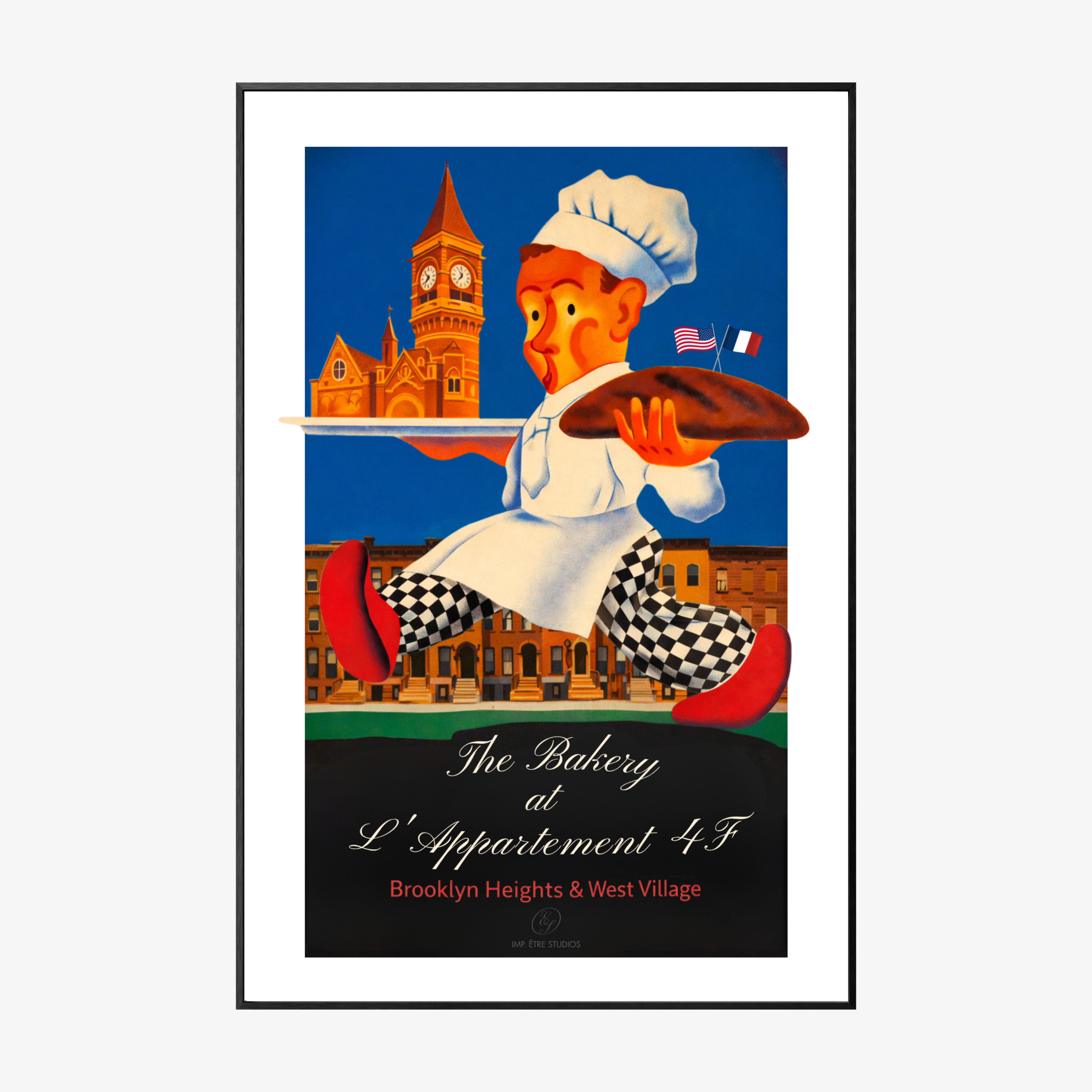 L'Apartmement 4F Art Deco Poster