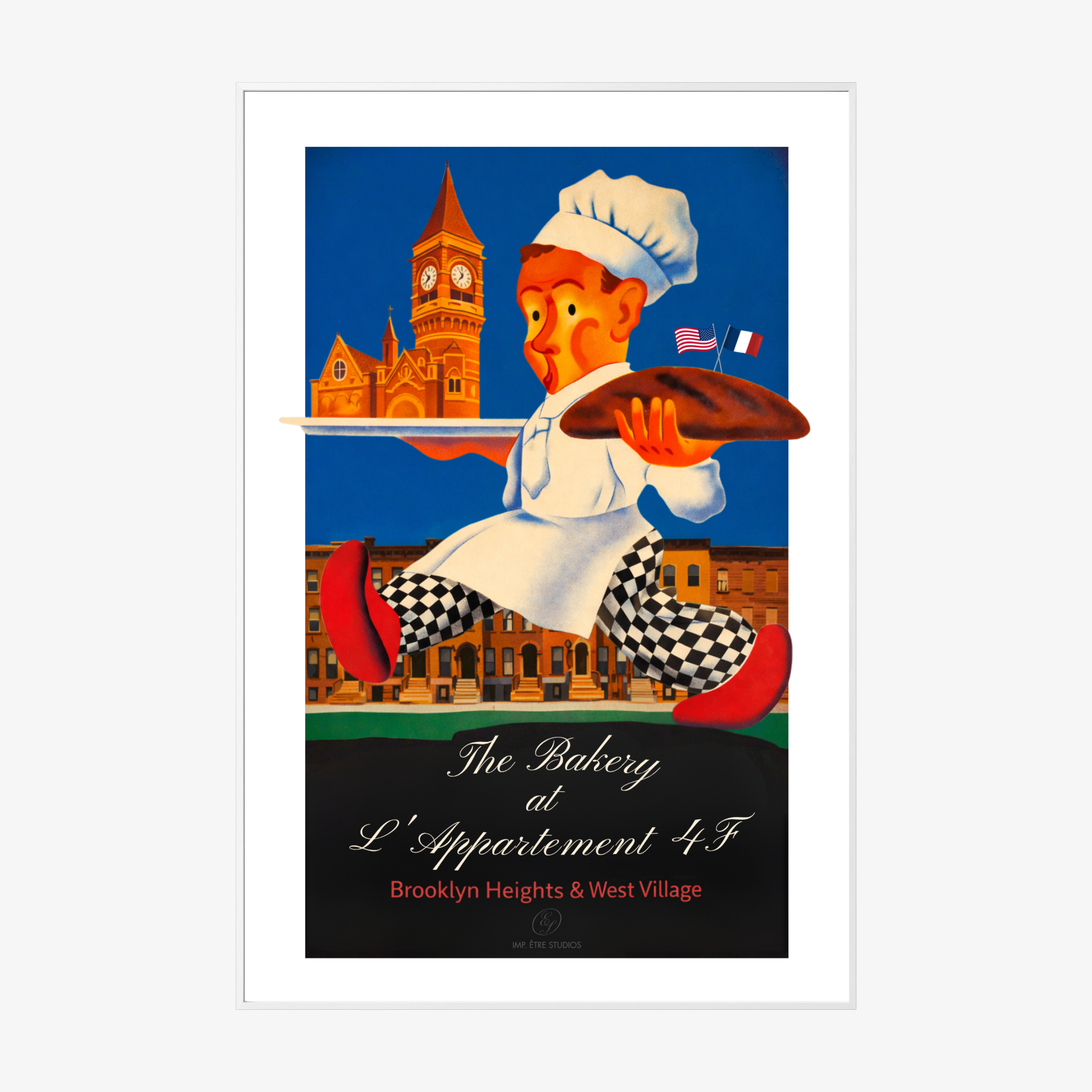 L'Apartmement 4F Art Deco Poster