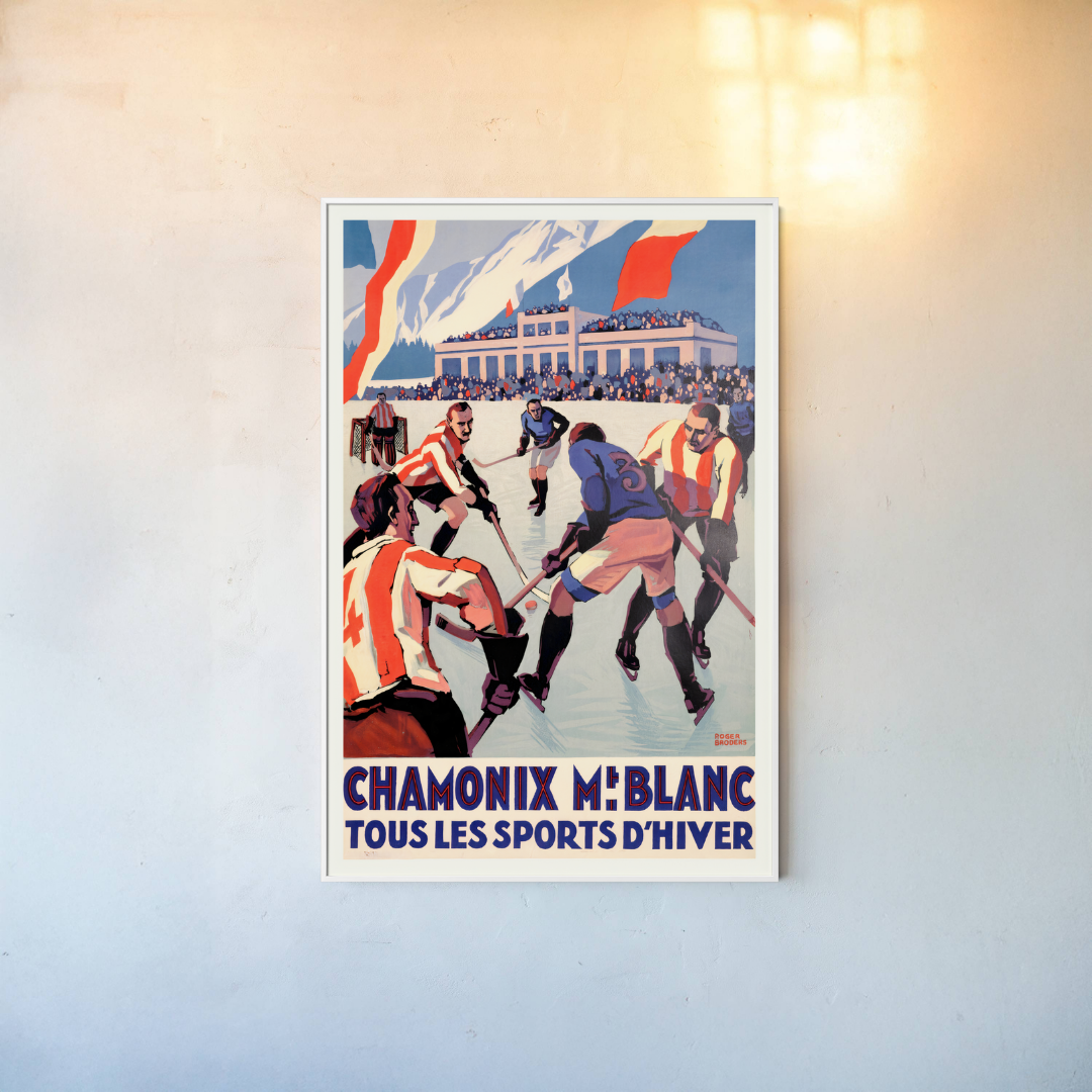 Hockey à Chamonix, France