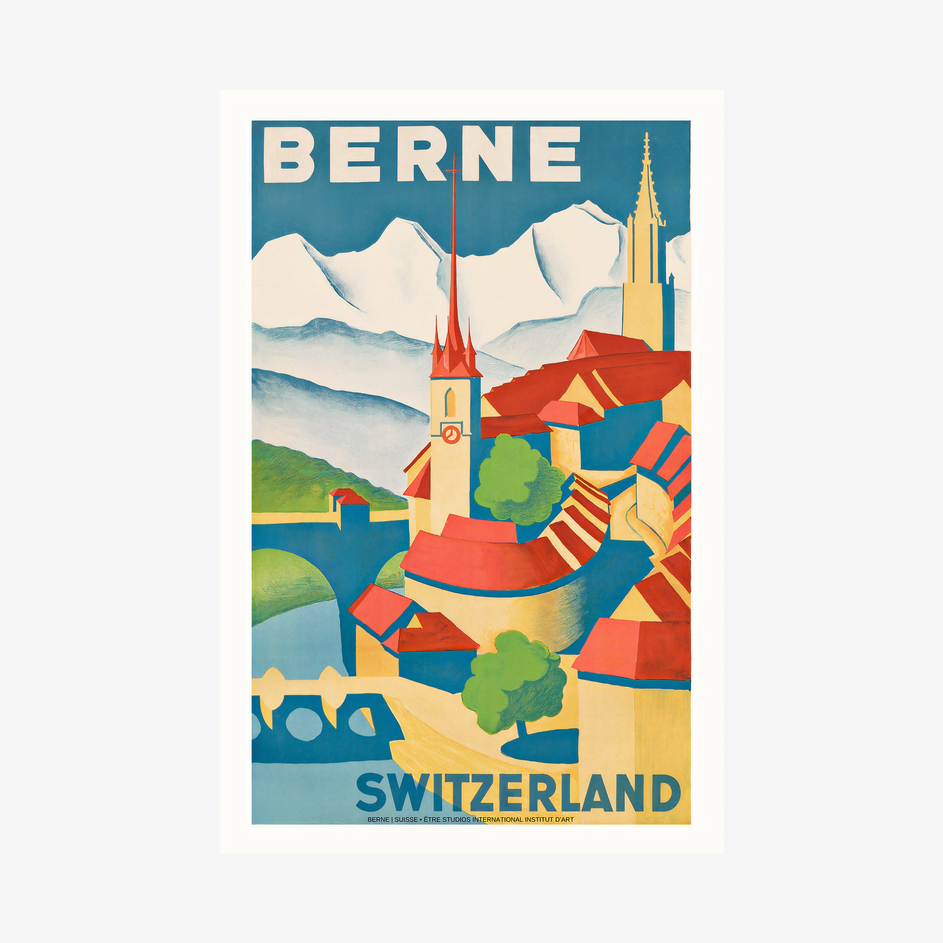 Poster of Berne Switzerland 
