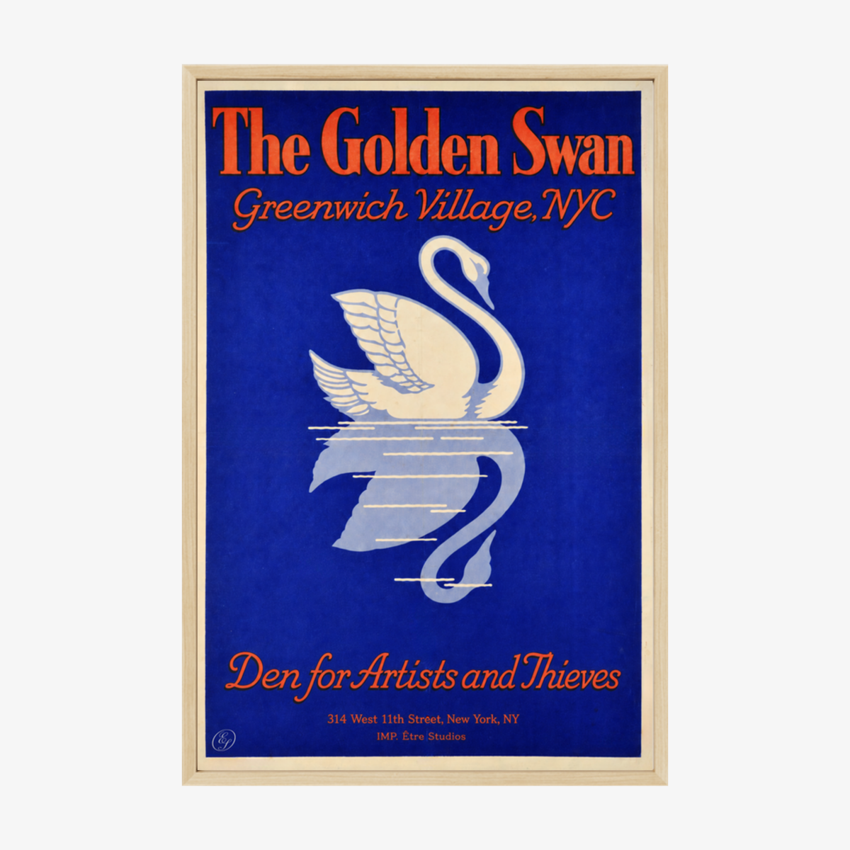 Golden Swan Natural Oak Frame
