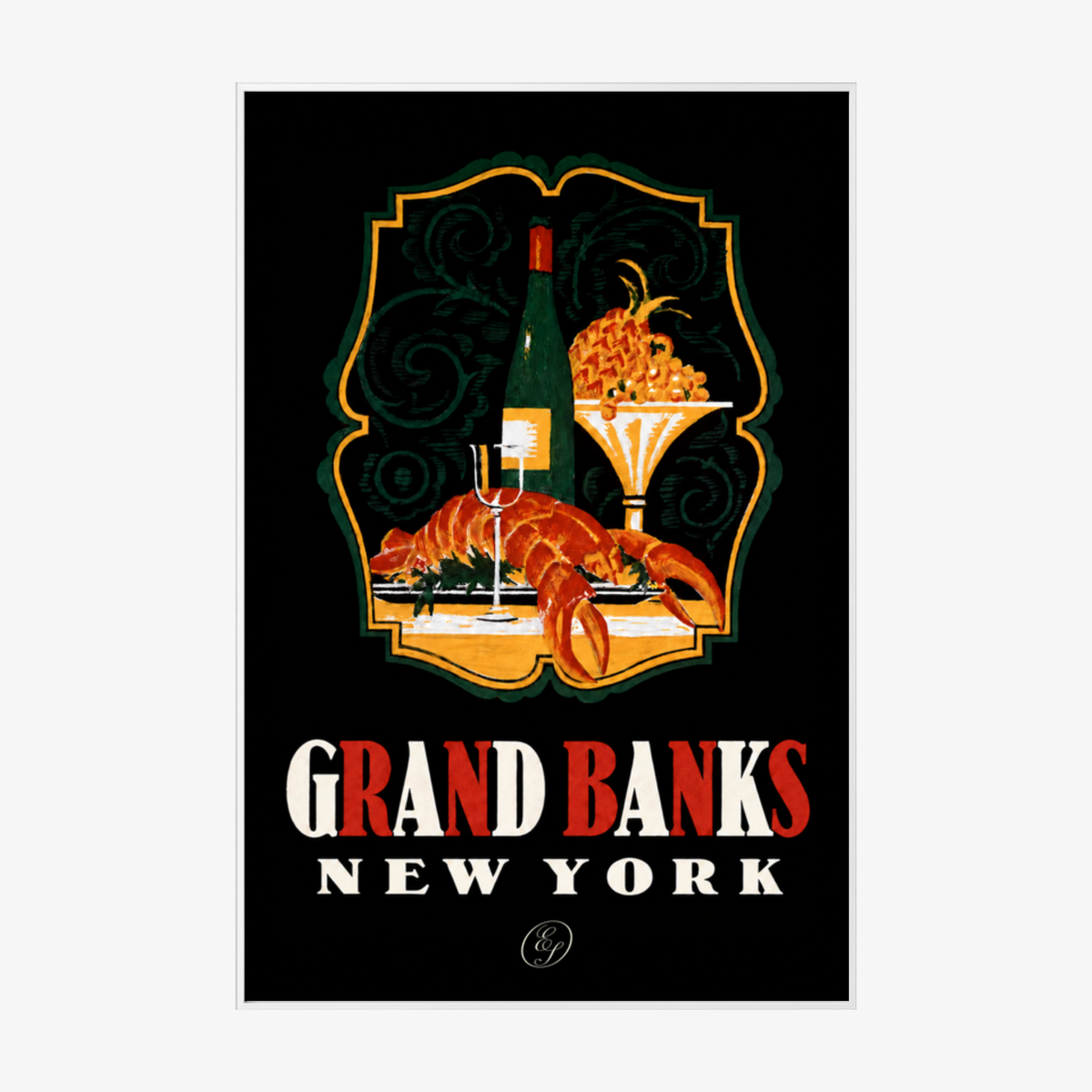 Grand Banks White Metal Frame