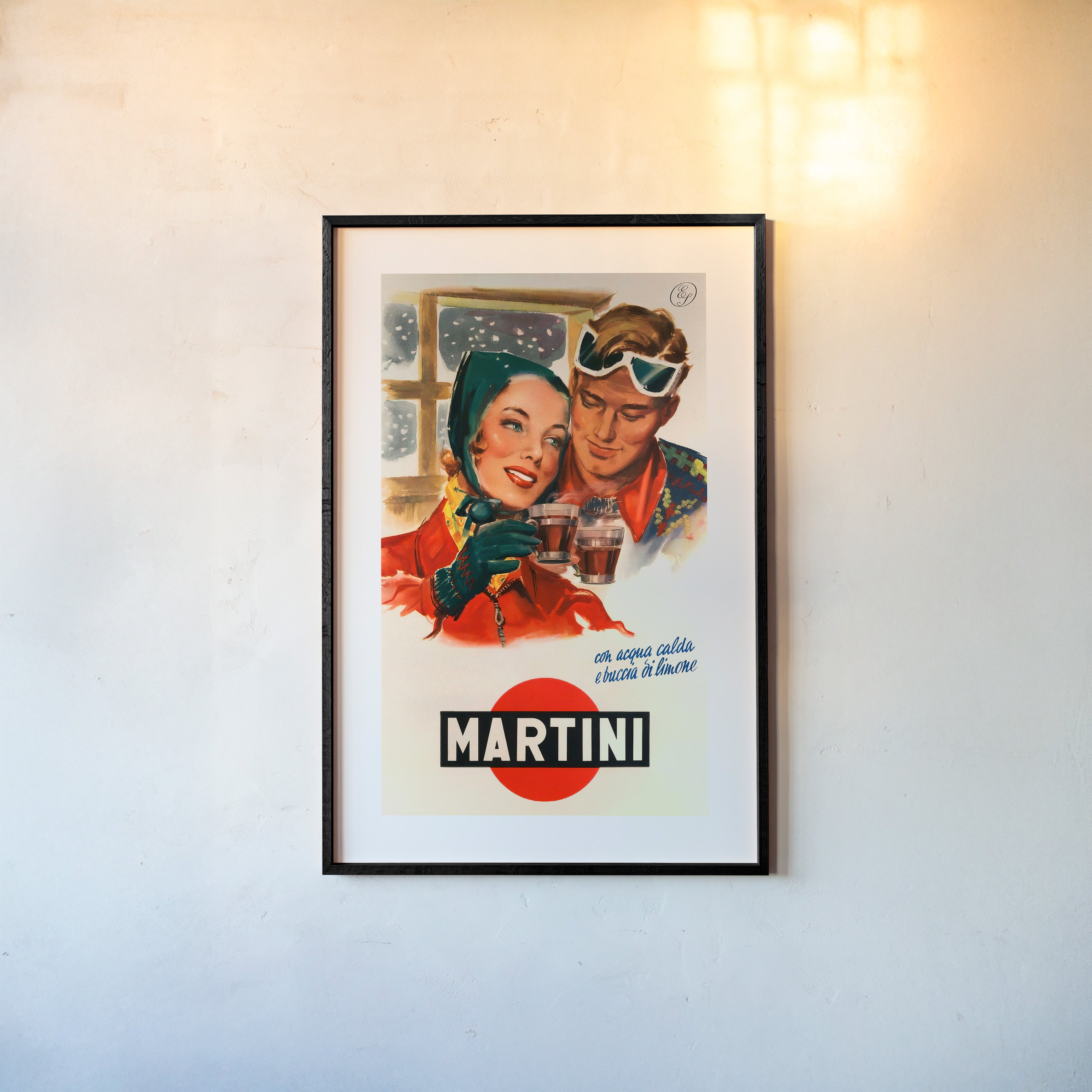 Martini Après Ski - Retro Advertisement