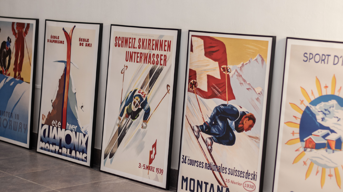 Vintage Travel Posters Lined-up