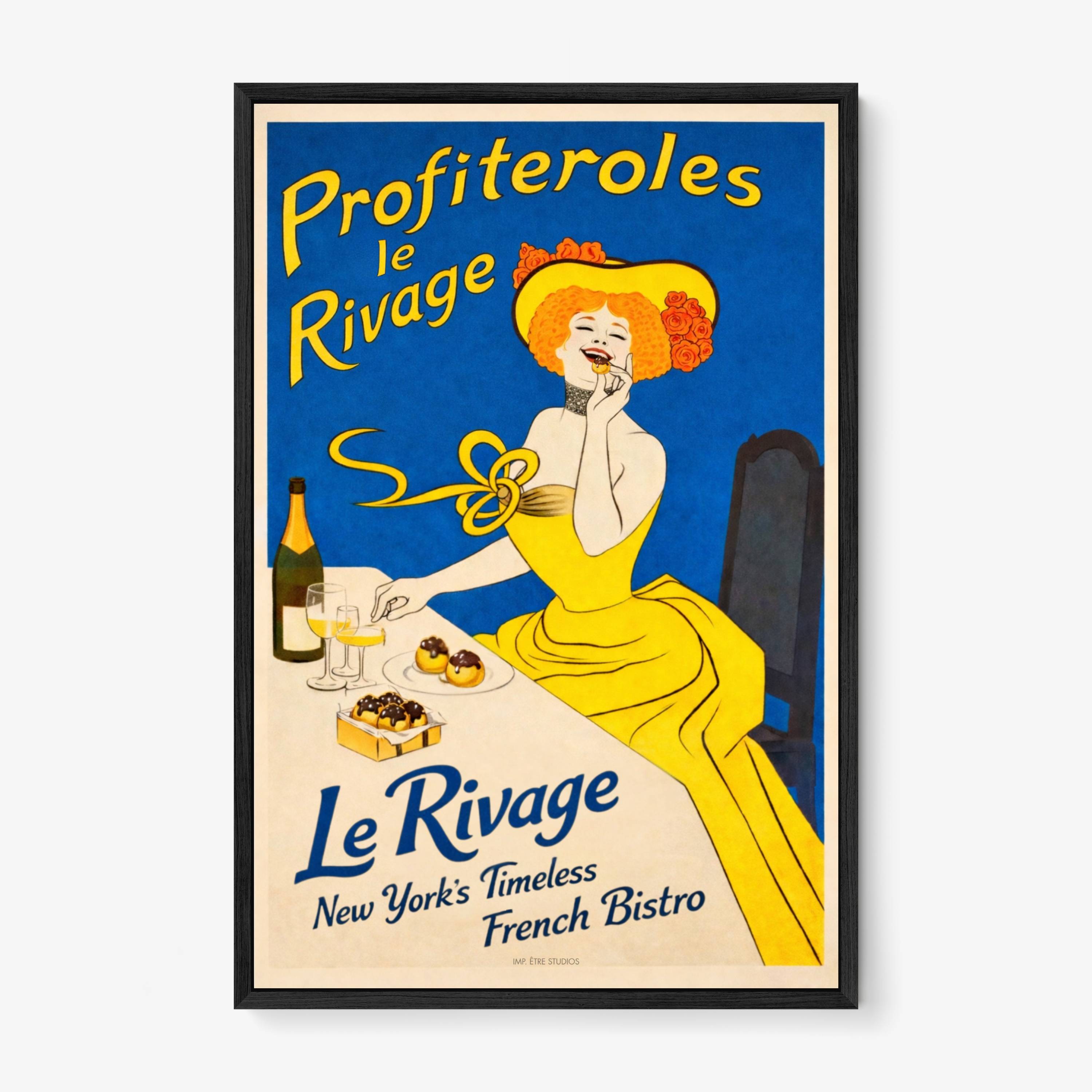 Le Rivage Profiteroles Lithographic Poster