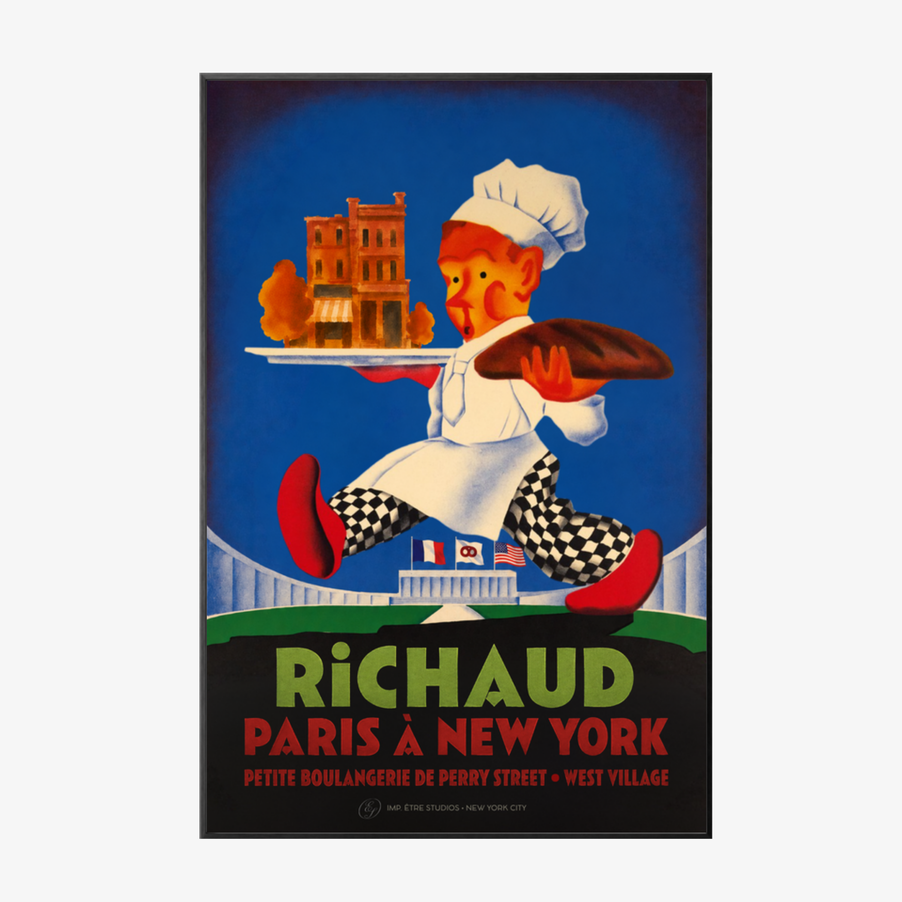 Richaud Black Metal Frame